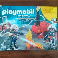 set Playmobil pompieri 