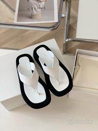 Mules bianche da donna The Row