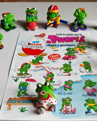 Kinder Ranoplà (1993) Completo + Cartina Speciale