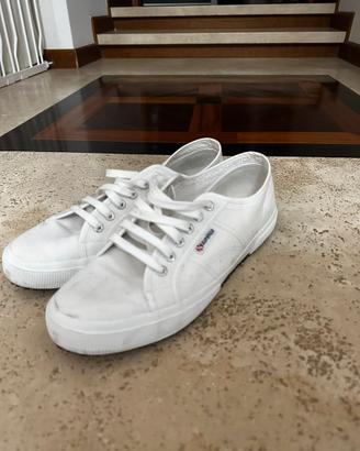 Superga bianche tg.45 – quasi nuove