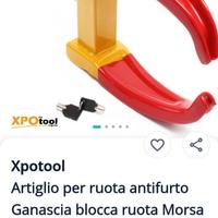 N°2 Ganasce bloccaruote antifurto camper