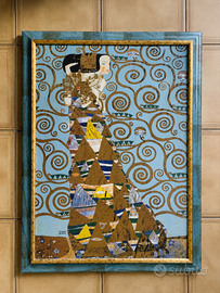Gustav Klimt “L’Attesa” –  stampa incorniciata
