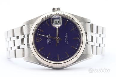 Tudor prince date quadrante blu 36mm