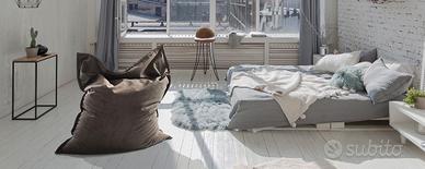 DIVANO POLTRONA SACCO POUF OBJECT ESTERNO INTERNO