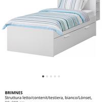 Letto + testiera Brimnes