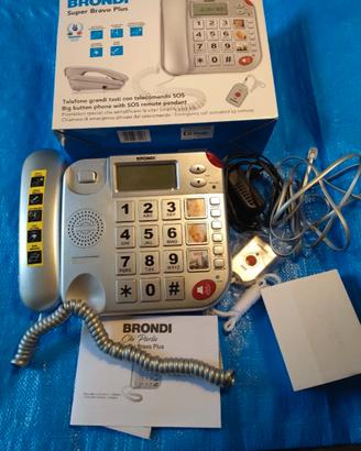 Brondi SUPER BRAVO PLUS + Telecomando per SOS