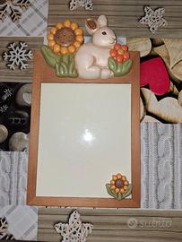 lavagnetta magnetica in ceramica e legno