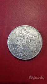 5 lire argento Vittorio emanuele III 1911