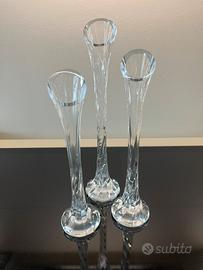 Vasi in vetro a “torchon”