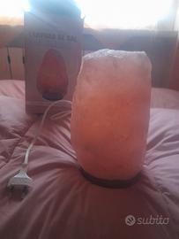 Lampada di sale. Nuova. 