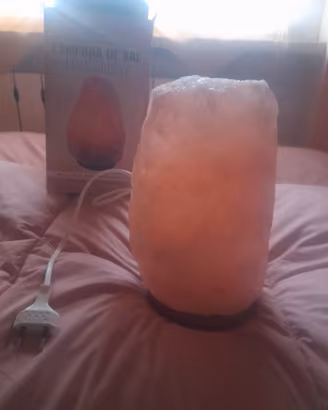 Lampada di sale. Nuova. 