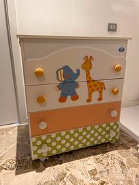 Cassettiera fasciatoiio Pali bambino