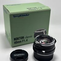 Voigtlander Nokton 40mm f/1.4 M.C.