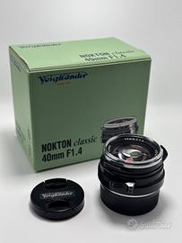 Voigtlander Nokton 40mm f/1.4 M.C.