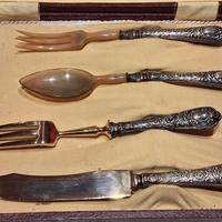 sevizio in argento 800 epoca