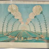 quadro surreale Ivan Rabusin litografia 82x66