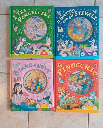 5 libri favole per bambini con CD