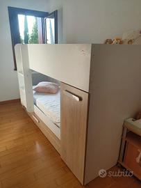 Letto per bambini, Cameretta (armadio-cassetto)