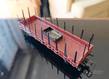 Märklin 4607 v6 - Carro Pianale con supporti