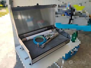 Piastra barbecue a gas con pietra 70x40