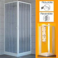 Box Doccia Brixo PVC angolare 70/80 x 110/120