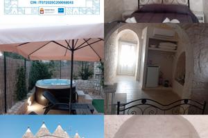 Trullo con piscina Jacuzzi