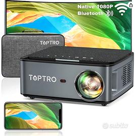 Proiettore 5G WiFi Bluetooth 9000 Lumen TOPTRO Pro
