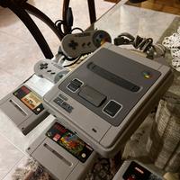 Super Nintendo+ 2 joystick+ 3 games