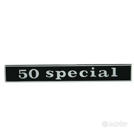 Targhetta posteriore Vespa 50 Special