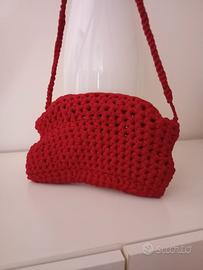 borsetta con chiusura a clutch