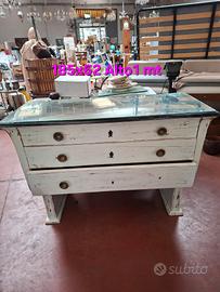 Cassettone cassettiera como' stile shabby