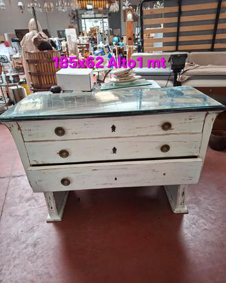 Cassettone cassettiera como' stile shabby