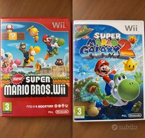 Nintendo Wii Coppia giochi Super Mario Galxy BroS