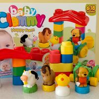 Mattoncini Baby Clemmy Happy Farm