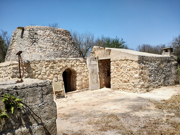 Trullo con 2 ettari di terreno nel Salento