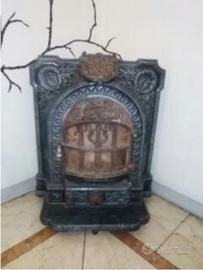 Stufa Gallia ghisa e ceramica