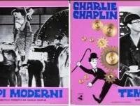 Fotobusta del cinema Tempi Moderni Chaplin