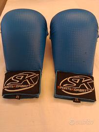 GUANTINI DA KUMITE IN VINILE BLU - SPORT&KOMBAT 