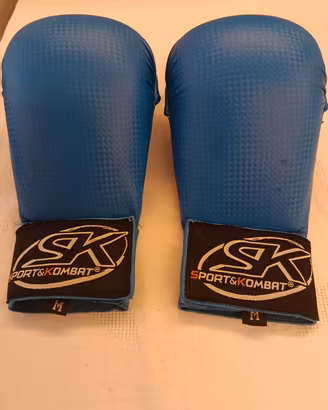 GUANTINI DA KUMITE IN VINILE BLU - SPORT&KOMBAT 