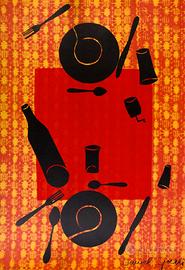 DANIEL SPOERRI - Serigrafia originale firmata