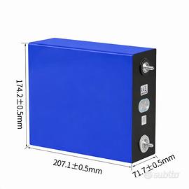 Cella Batteria LiFePo4 3,2V 320Ah REPT per accumul