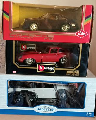 modellini 1/18 Jaguar Mercedes- 1/20 Porsche 