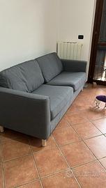 Divano 2 posti grigio scuro
