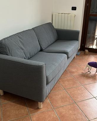 Divano 2 posti grigio scuro