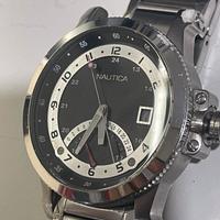 Orologio Nautica Uomo Acciaio, 100m impermeabile