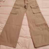 jeans cargo donna col.cammello