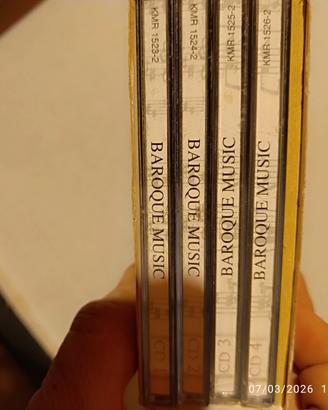 Cofanetto di 4 CD intitolato Baroque Music.