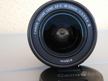 Obiettivo Canon Zoom 18/55 mm EFS