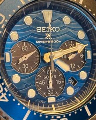 seiko prospex solar  save the ocean
