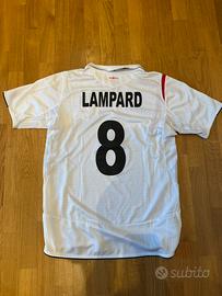 Maglia vintage Inghilterra Lampard n.8
